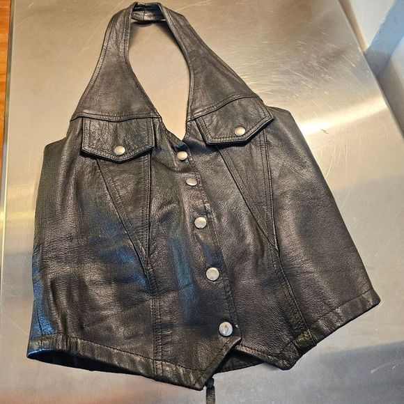 Leather vest/top - Picture 9 of 15